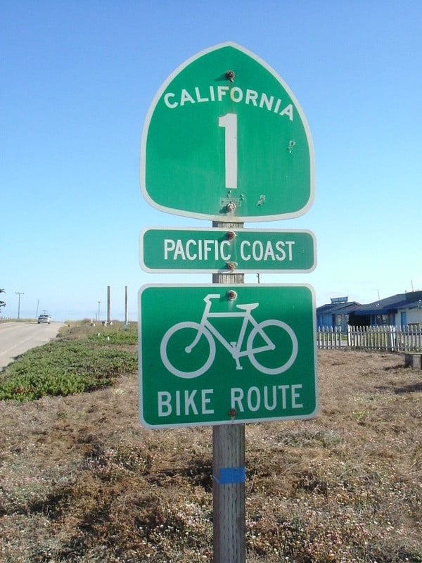 Pista ciclabile della costa del Pacifico