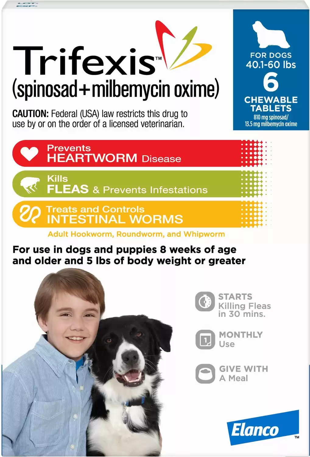 Trifexis compresse masticabili per cani