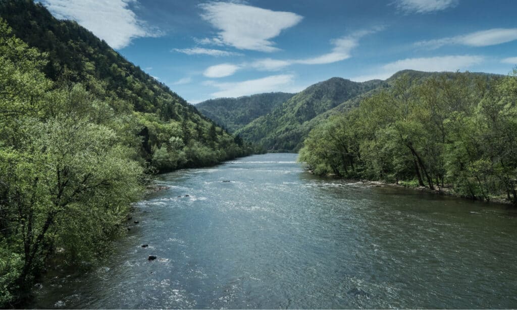 Il fiume più grande della Carolina del Nord è il French Broad River