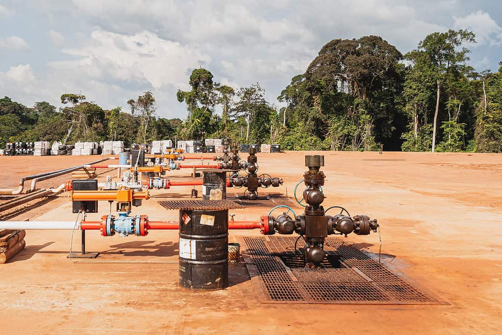 Il Gabon è naturalmente ricco di petrolio.