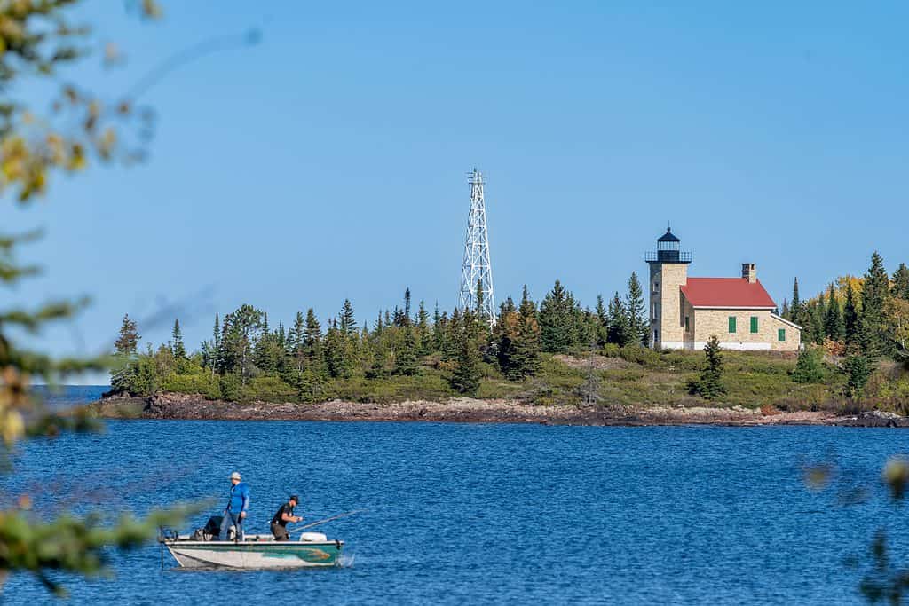 Copper Harbor Lighthouse sul Lago Superiore