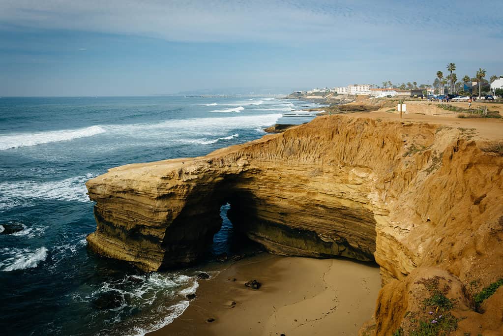 Sunset Cliffs vicino a San Diego - Buche per nuotare vicino a San Diego