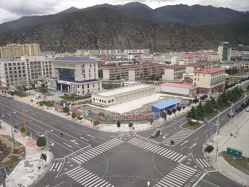 Città di Nyingchi giugno 2019