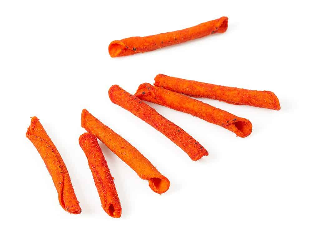 Snack di mais arrotolato piccante Takis
