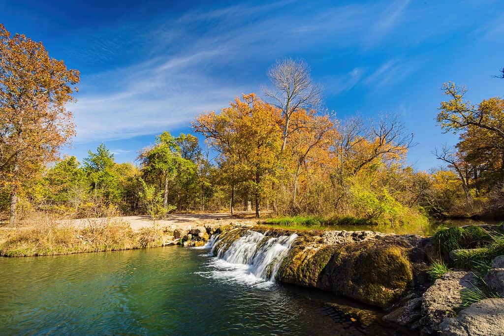 Chickasaw Recreation Area, Oklahoma, piscine naturali in Oklahoma