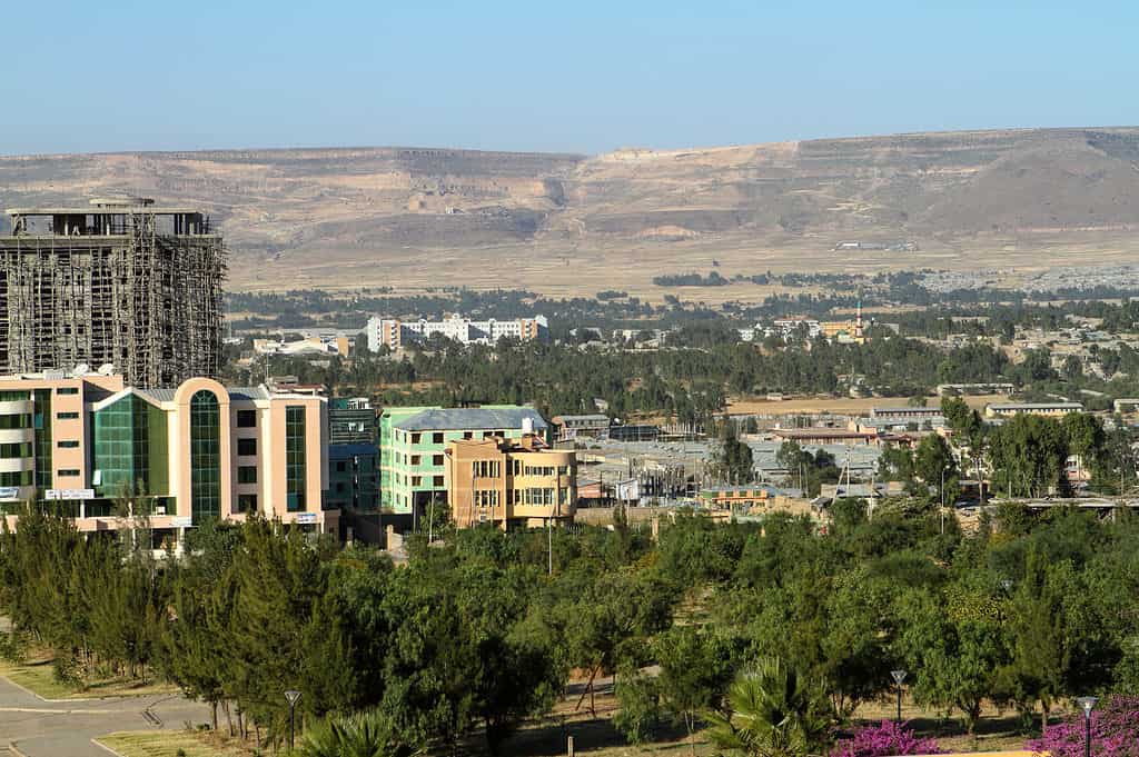 Africa, Città, Strada cittadina, Africa orientale, Etiopia