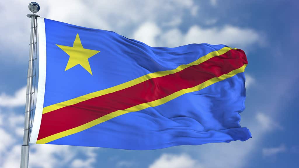 Bandiera della Repubblica Democratica del Congo