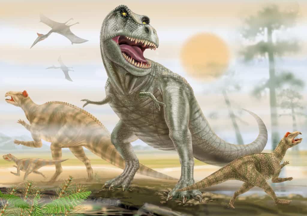 Il T-rex era un predatore all'apice.