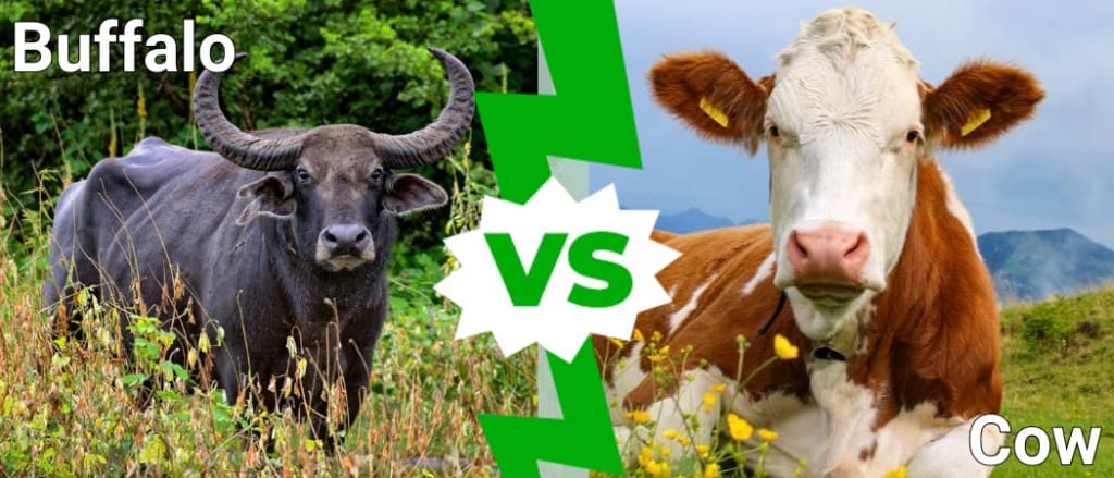 Bufalo contro Mucca