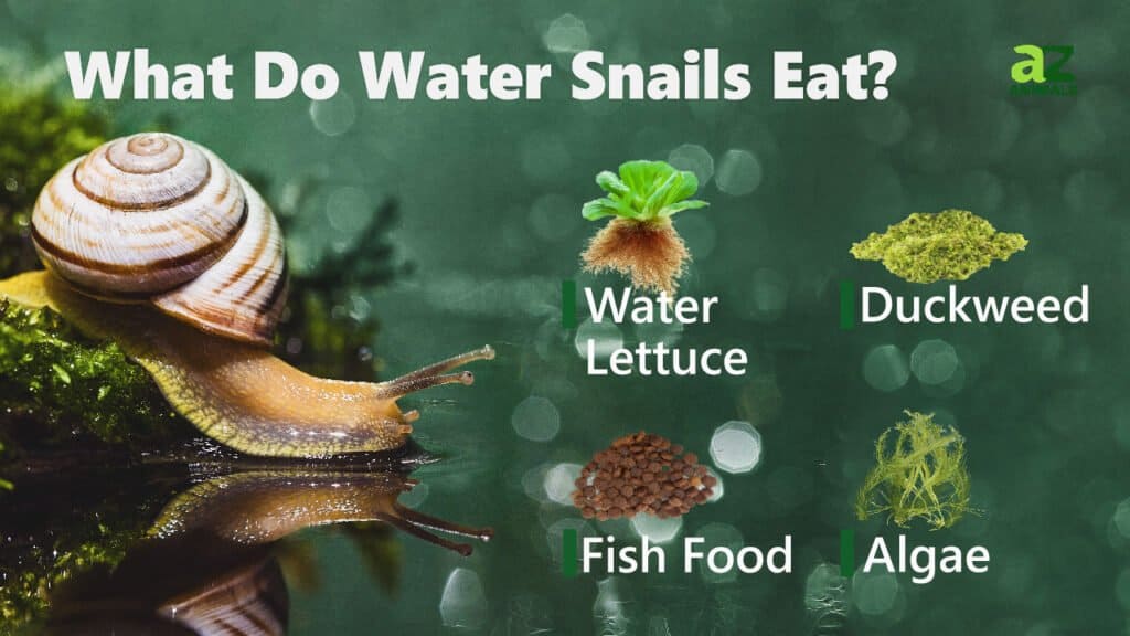 Cosa mangia la lumaca d'acqua
