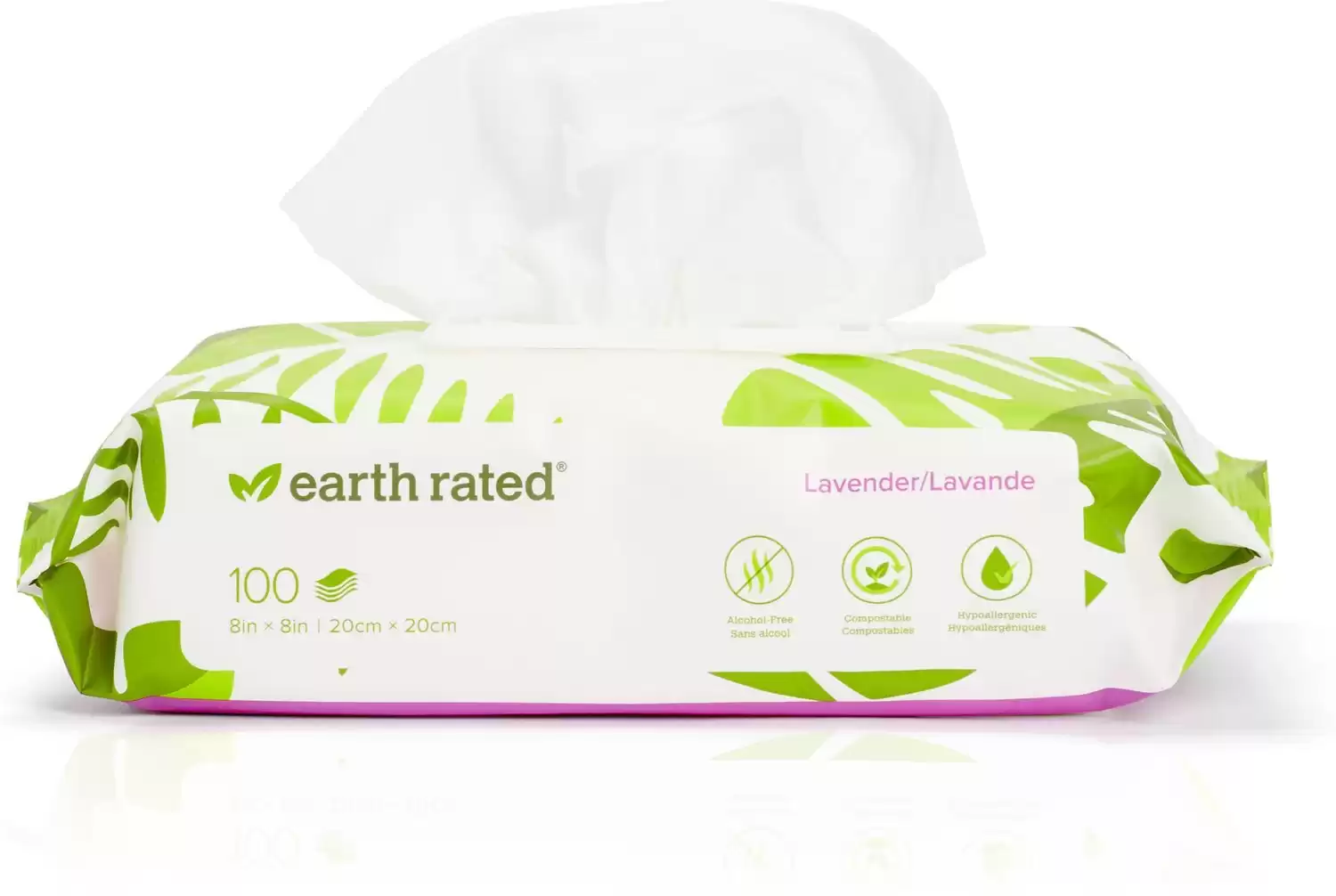 Salviette per cani compostabili a base vegetale classificate per la terra