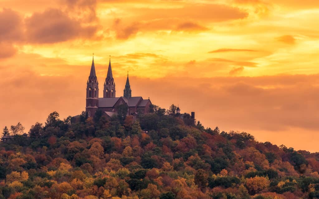 Sacro Colle al tramonto
