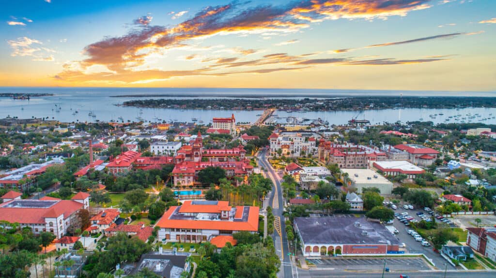 St. Augustine in Florida è la città più antica degli Stati Uniti