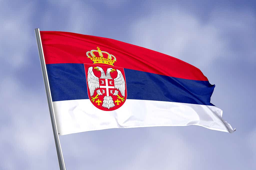Bandiera della Serbia