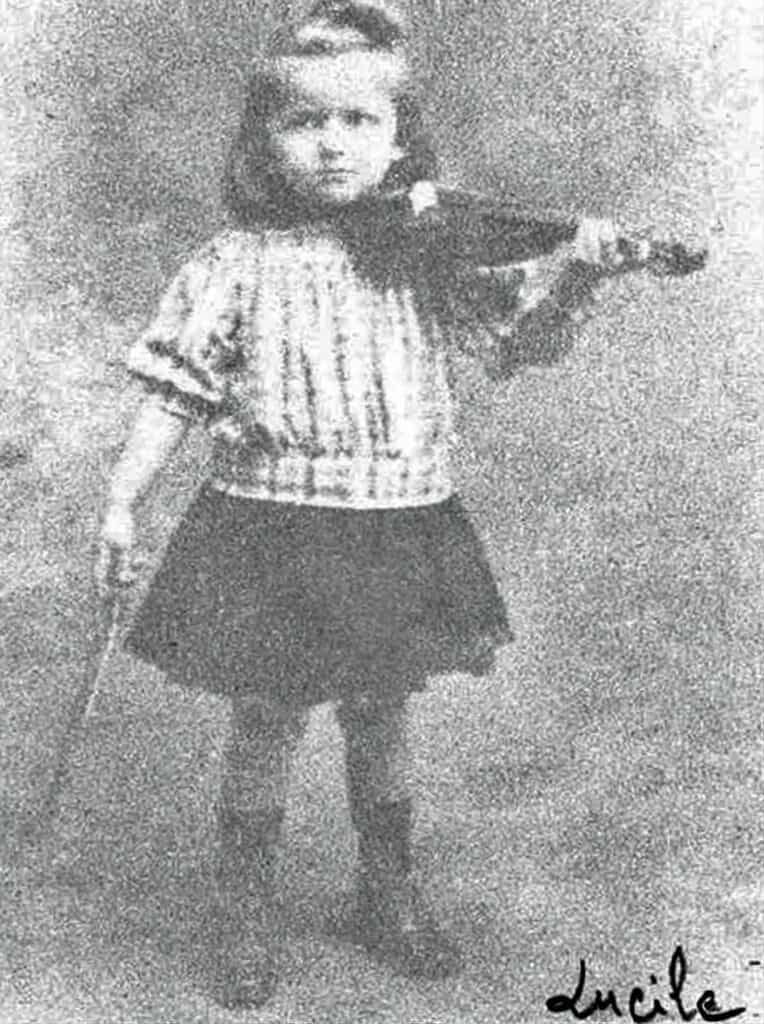Lucille Randon da bambina
