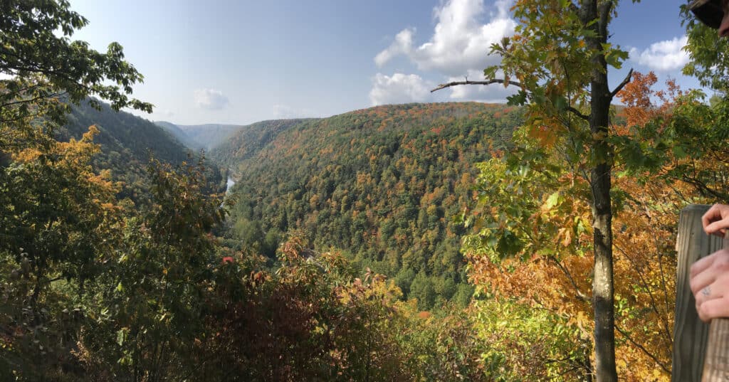 Pennsylvania Grand Canyon in autunno