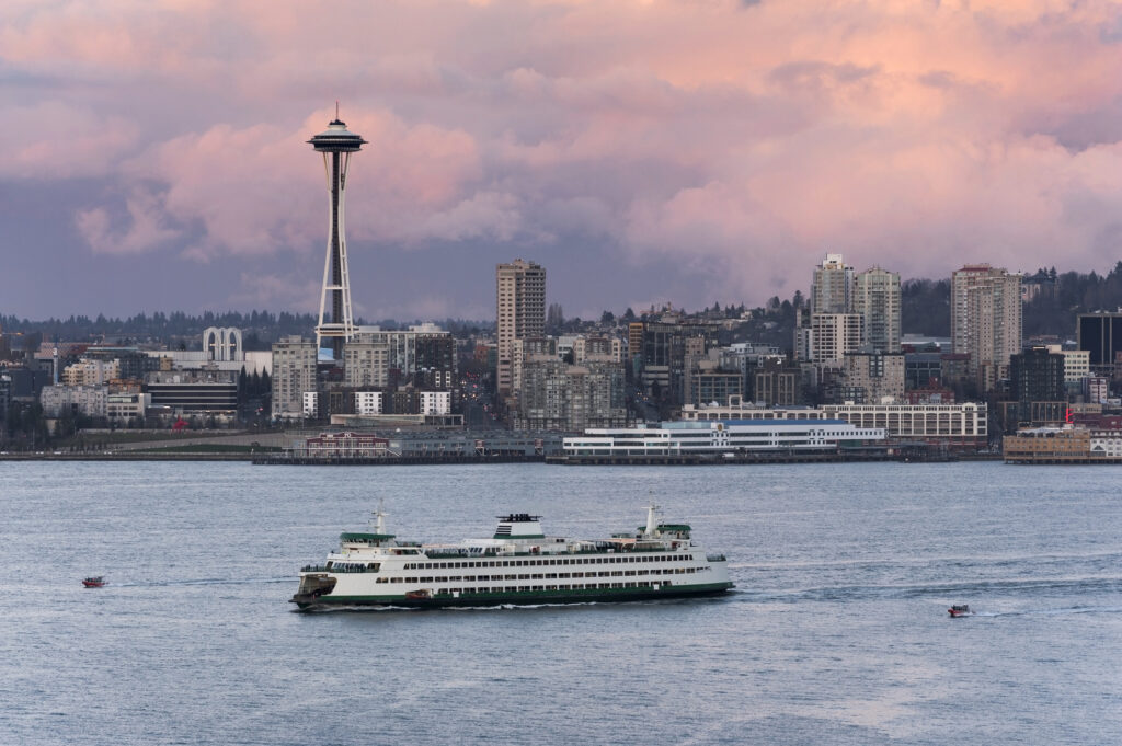 Seattle, Washington, Oceano Pacifico 