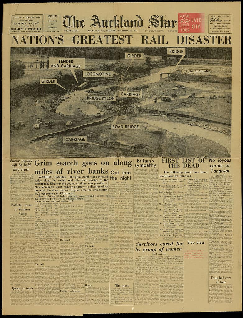 L'Auckland Star 26 dicembre 1953