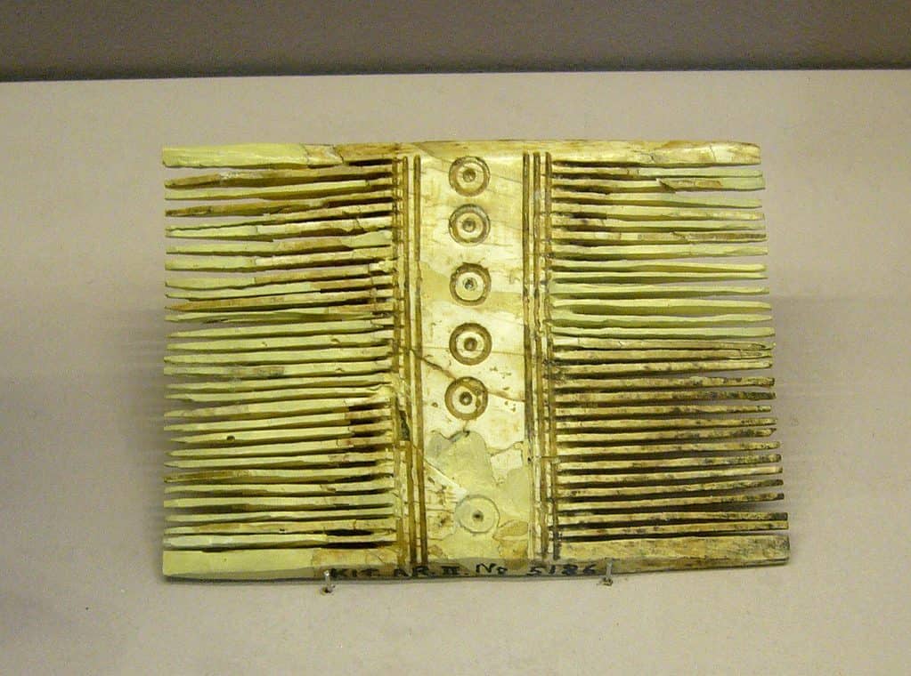 Pettine antico per pidocchi