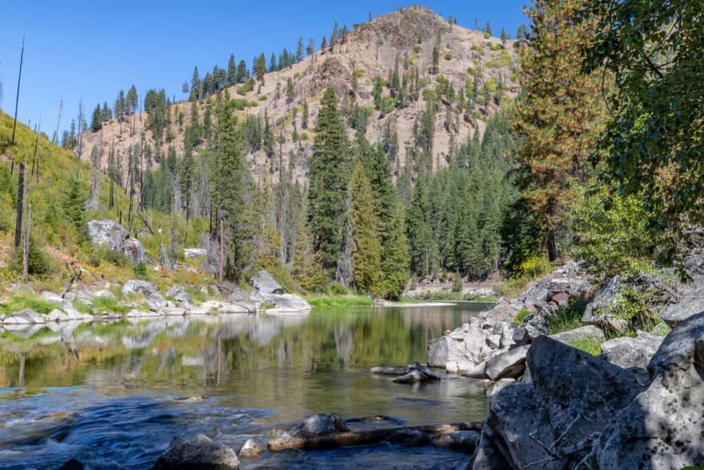 Fiume Wenatchee, Stato di Washington in estate