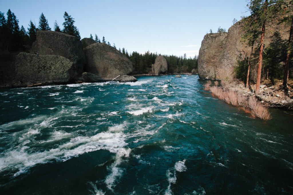 Fiume Spokane, Stato di Washington