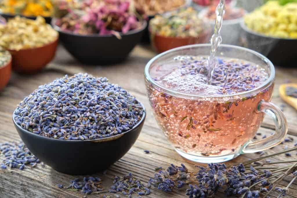 tè alla lavanda