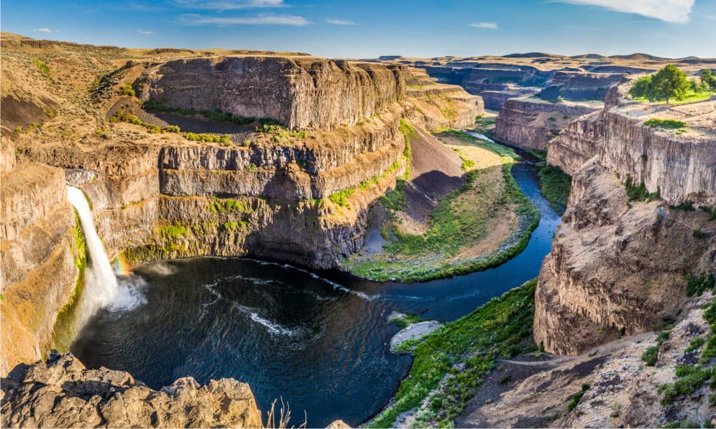 Palouse Falls è la cascata ufficiale dello stato di Washington