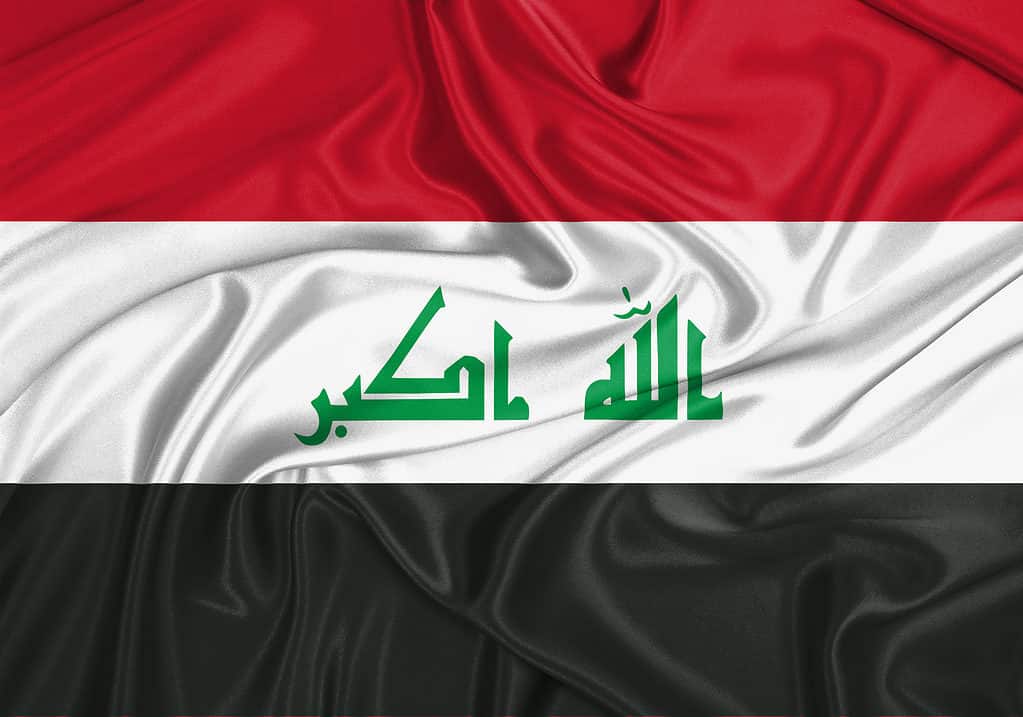 bandiera dell'Iraq