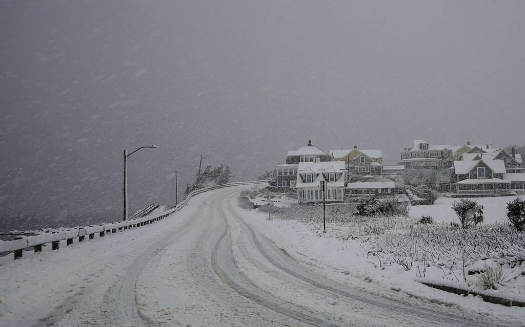 Bufera di neve di Cape Cod, Massachusetts
