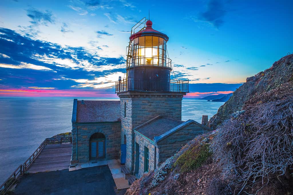 Faro di Point Sur in California, Stati Uniti