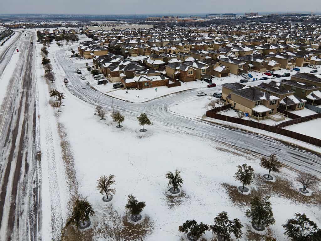 Austin Texas con la neve