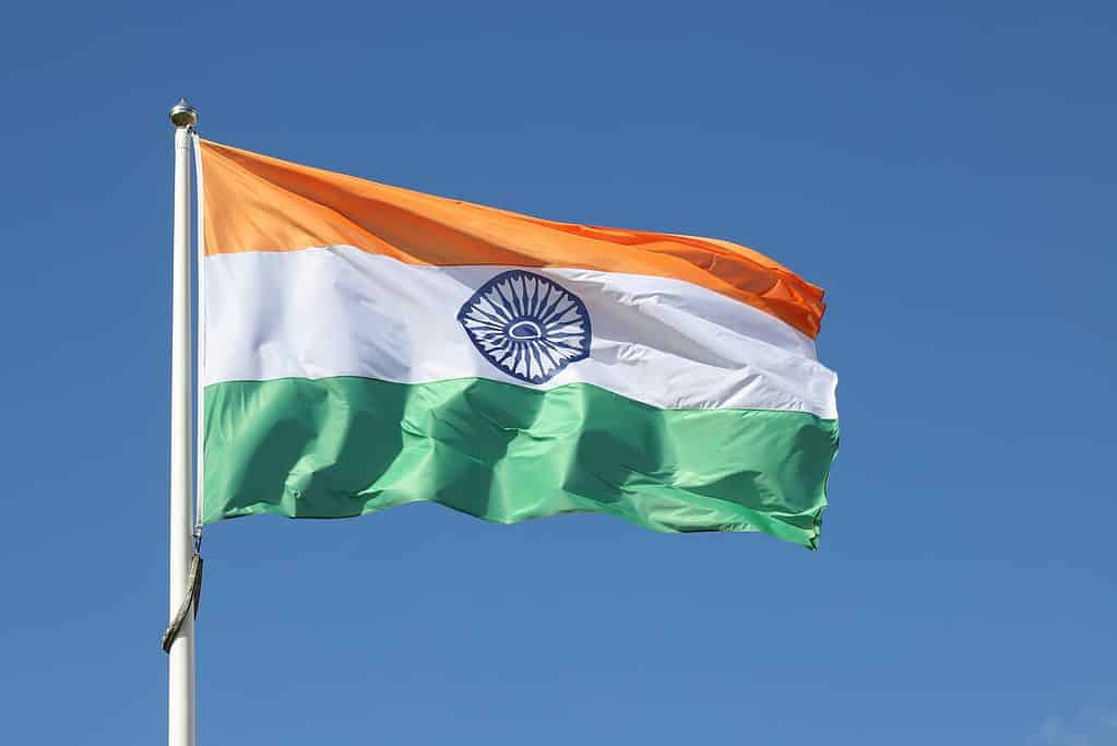 La bandiera dell'India