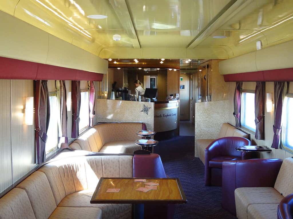 Auto Indian Pacific Gold Class Club.  Australia