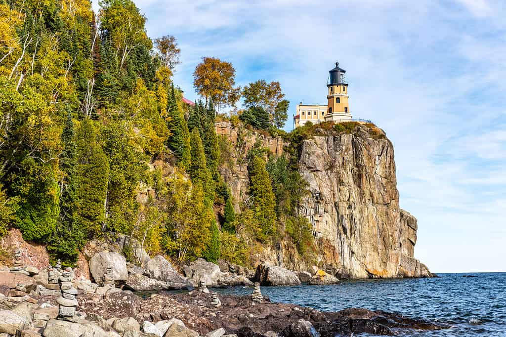 Faro di Split Rock nel Minnesota.