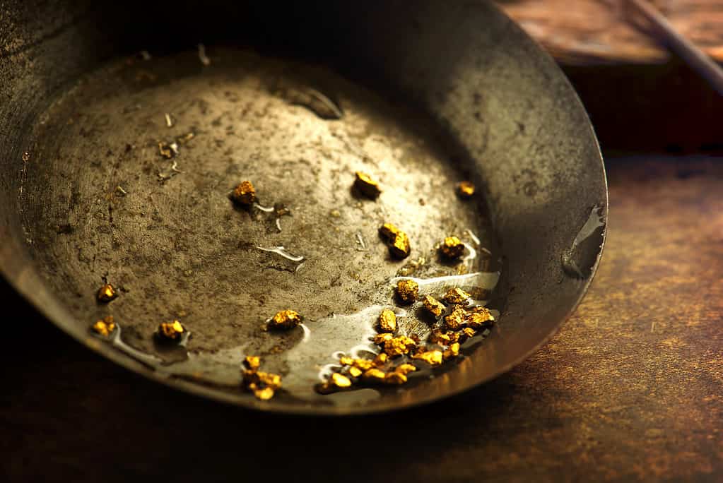 Pepite d'oro, ricerca dell'oro