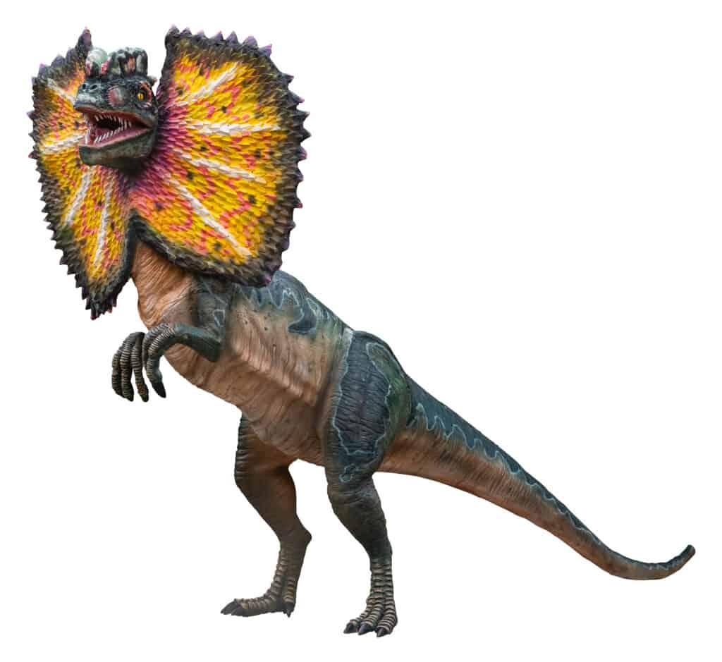 Dilofosauro Maschio 3D Render