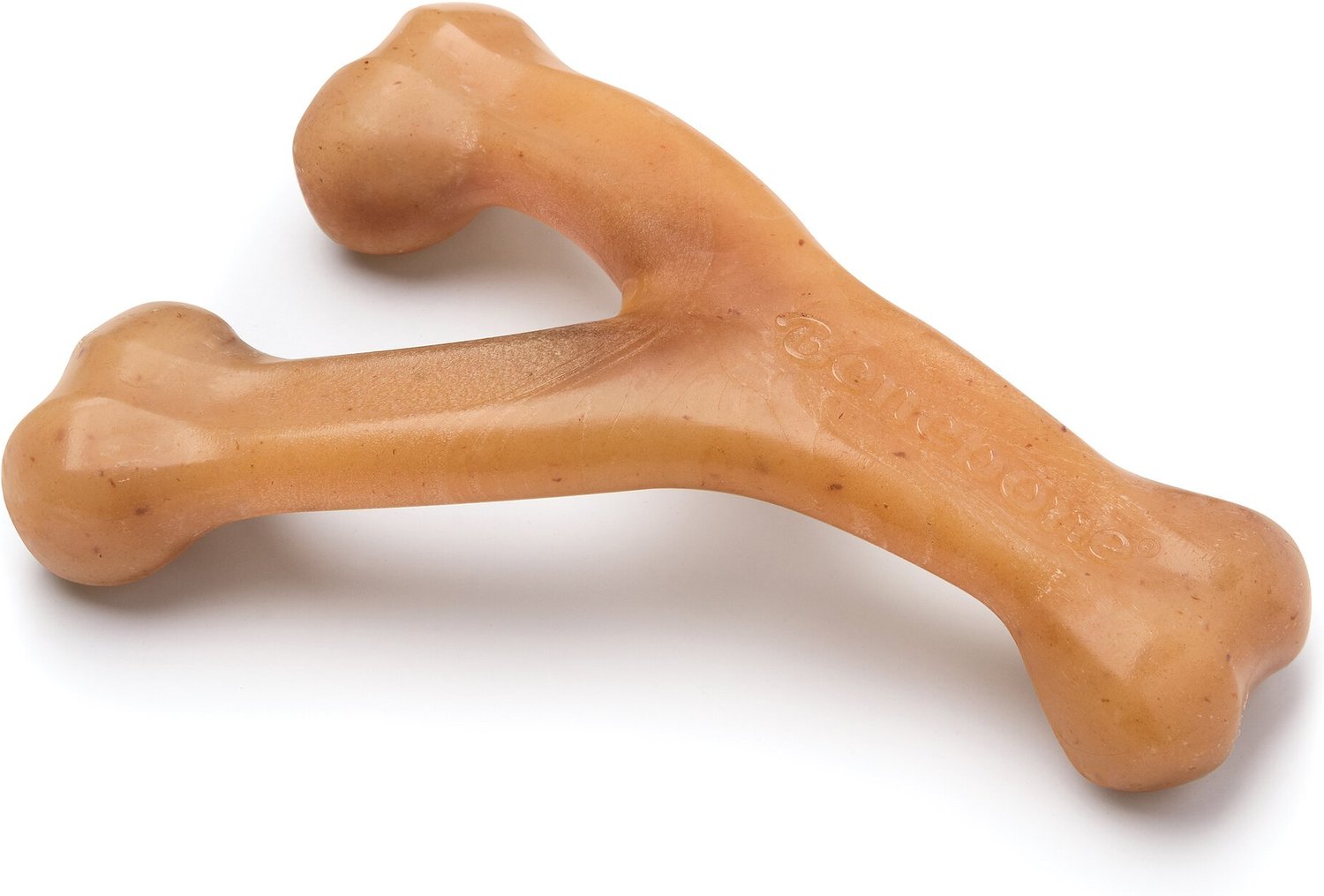 Giocattolo da masticare per cani resistente al gusto di pollo al girarrosto Benebone