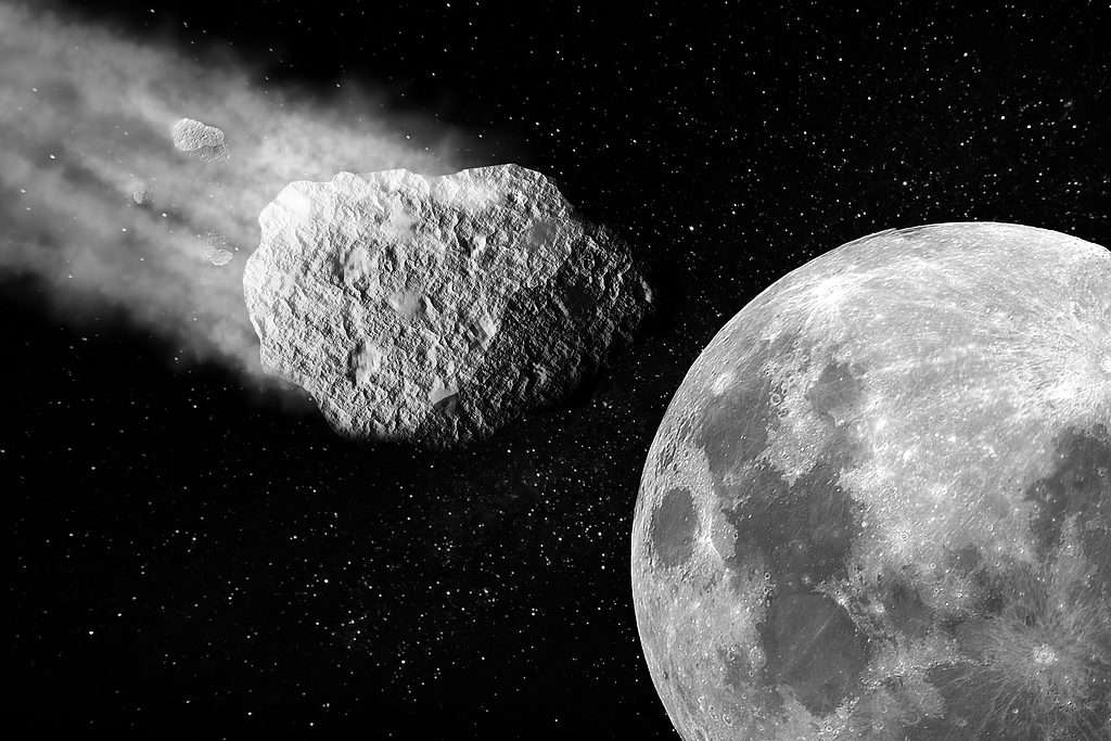 Un asteroide sta per colpire la Luna
