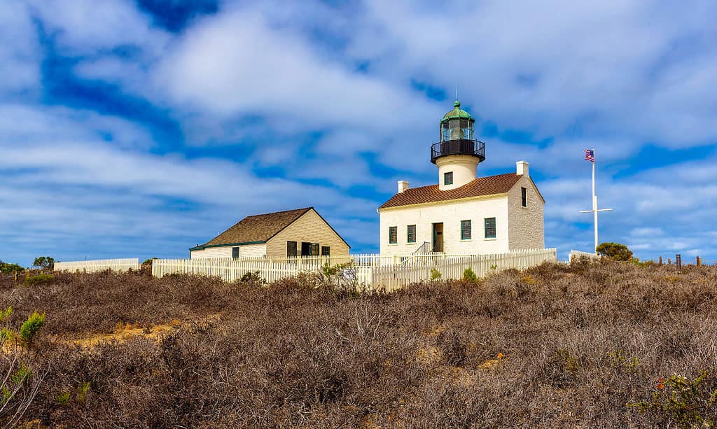 Faro, Esterno di un edificio, Struttura edile, California, Costa
