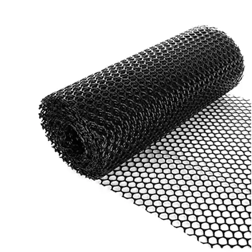 Rete da giardino Rete per pollame Rete da giardino Recinzione da giardino Recinzione per pollame Rete per pollame Recinzione per pollame Rete per pollame (0.4mx4m=1.3ftX13.1ft, Nero)