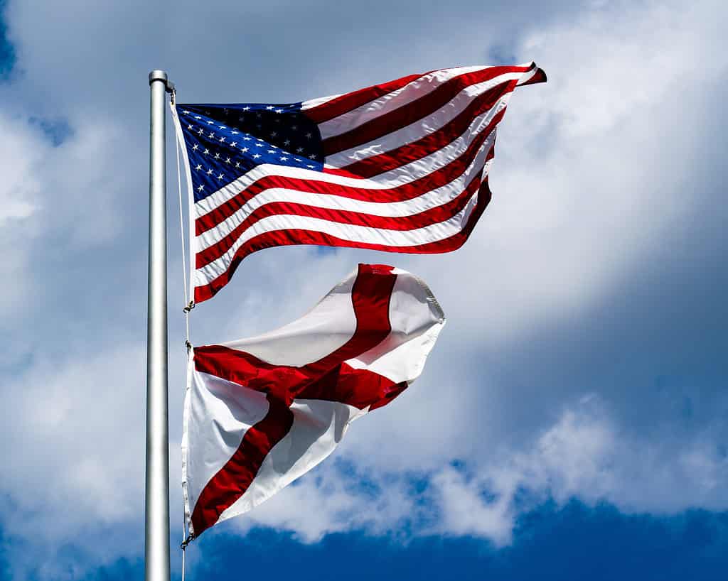 bandiera dell'Alabama