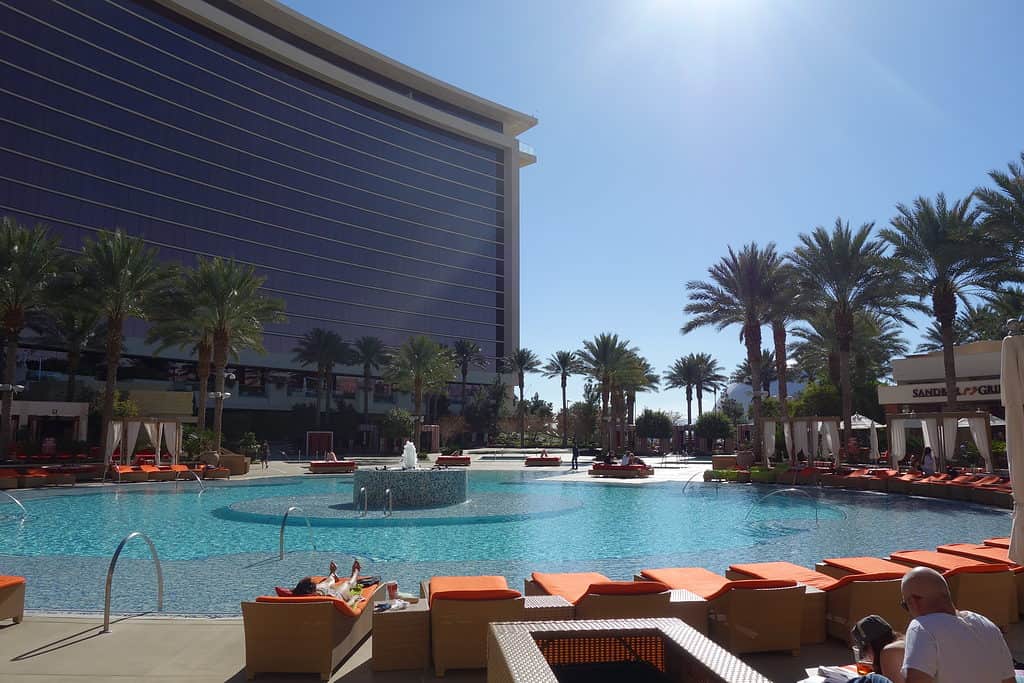 Piscina di rocce rosse a Las Vegas