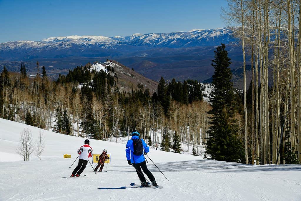 Comprensorio sciistico di Park City Canyon nello Utah