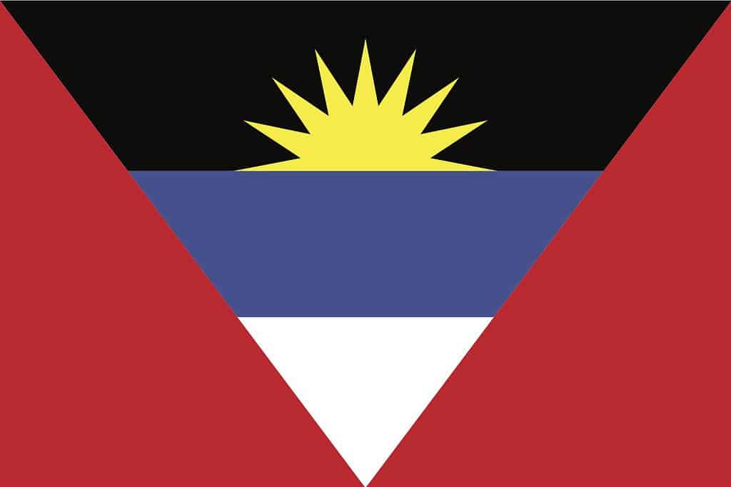 bandiera di antigua e barbuda