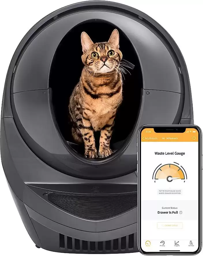 Whisker Litter-Robot Lettiera per gatti automatica autopulente abilitata WiFi