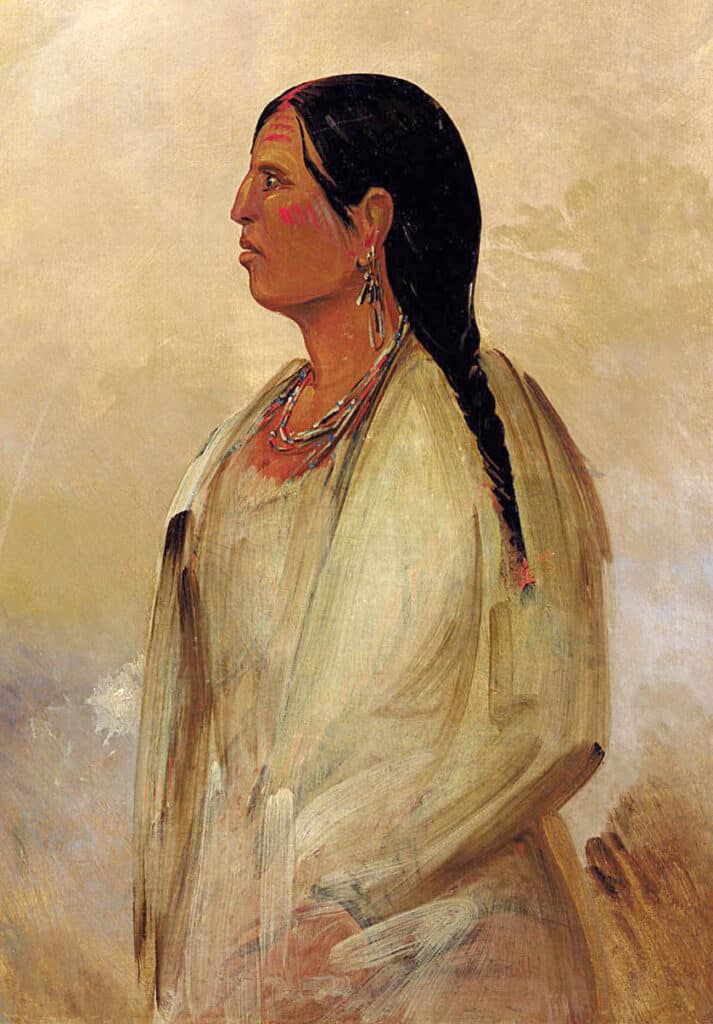 Una donna Choctaw