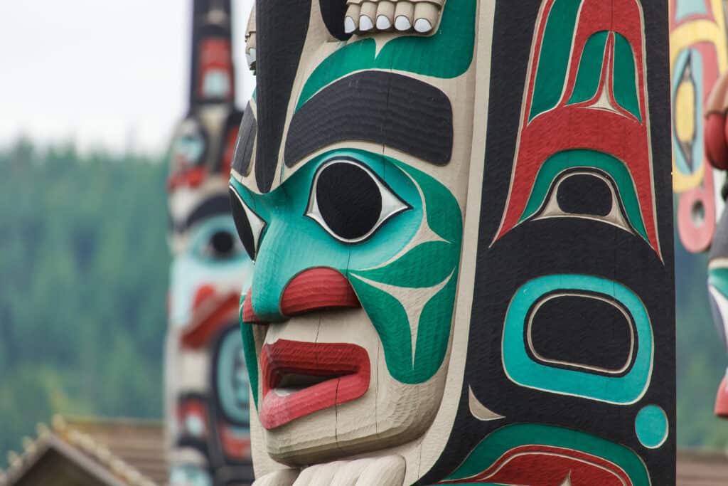 Totem di Haida Tribe