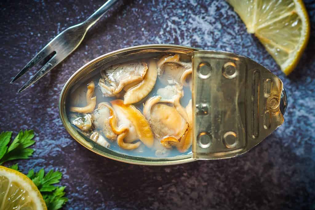 Vongole in scatola