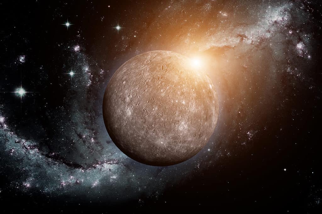 Vista di Mercurio dalla NASA 1