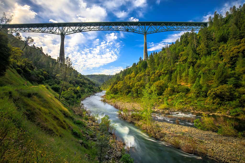 Foresthill Bridge in California - I ponti più alti degli Stati Uniti